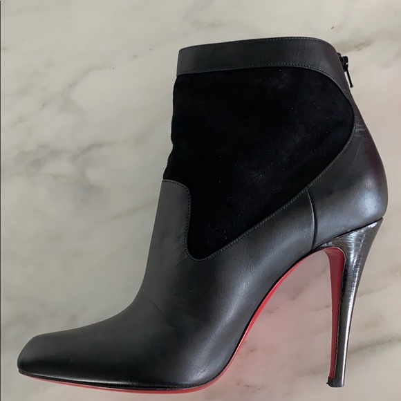 Black Christian Louboutin boots - Picture 4 of 4